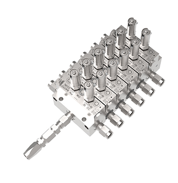 Mehrweg-Verteilerblock - M10 - Dropsa spa - verzinkter Stahl / für